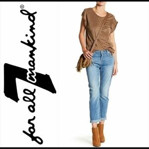NWOT 7 for all mankind Josefina boyfriend jeans size 27